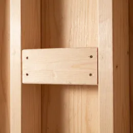 Wood wall framing with horizontal blocking